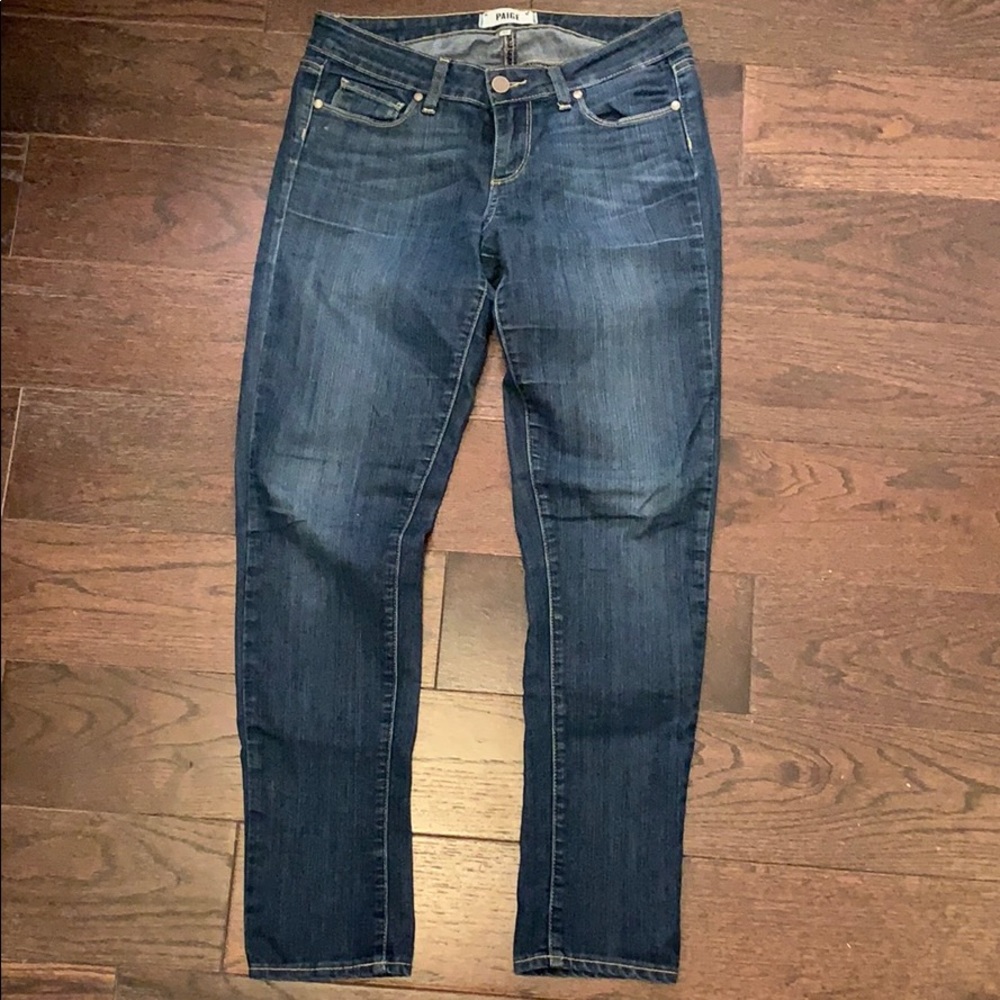 Paige Peg Ankle Skinny Jeans size 26
